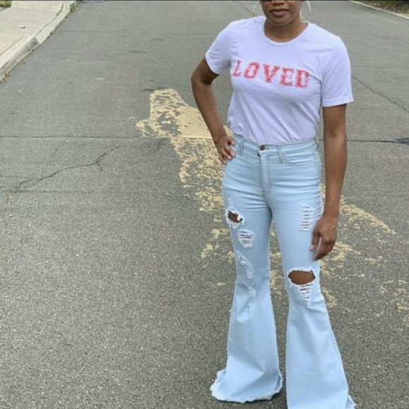 Vibrant Denim - Bell bottom jeans